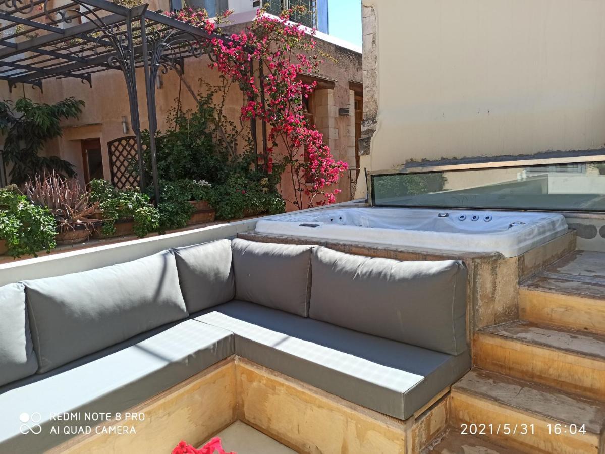 Casa Eva With Outdoor Heated Jacuzzi And Hamam Villa Chania  Eksteriør billede