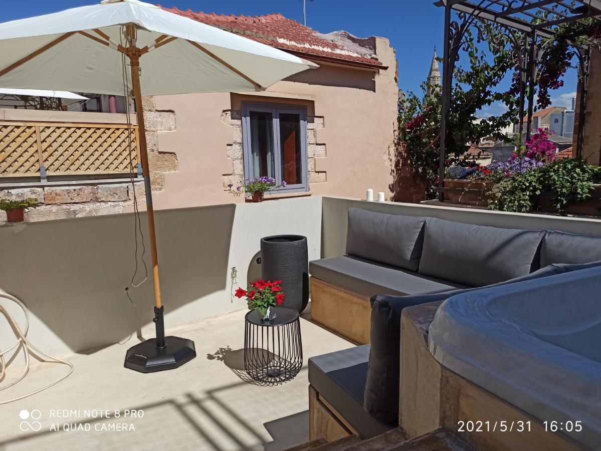 Casa Eva With Outdoor Heated Jacuzzi And Hamam Villa Chania  Eksteriør billede